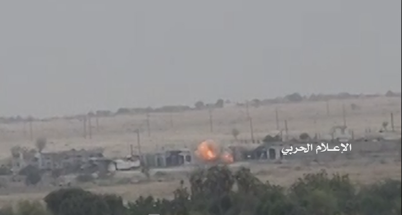 حجة – تدمير آلية تحمل مدفع عيار 106 بصاروخ موجه في حيران