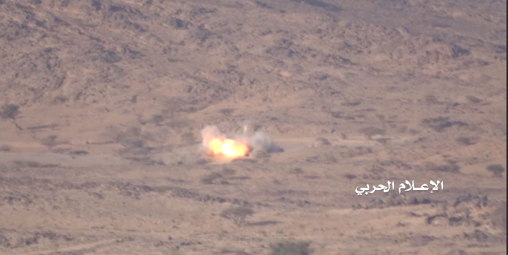 نجران – إستهداف طقم عسكري محمل جنود سعودين بصاروخ موجة غربي السديس