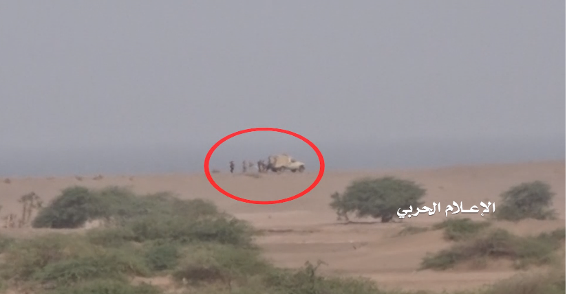 الساحل الغربي – تدمير آلية بجوارها تجمع للمنافقين بصاروخ موجه في الفازة