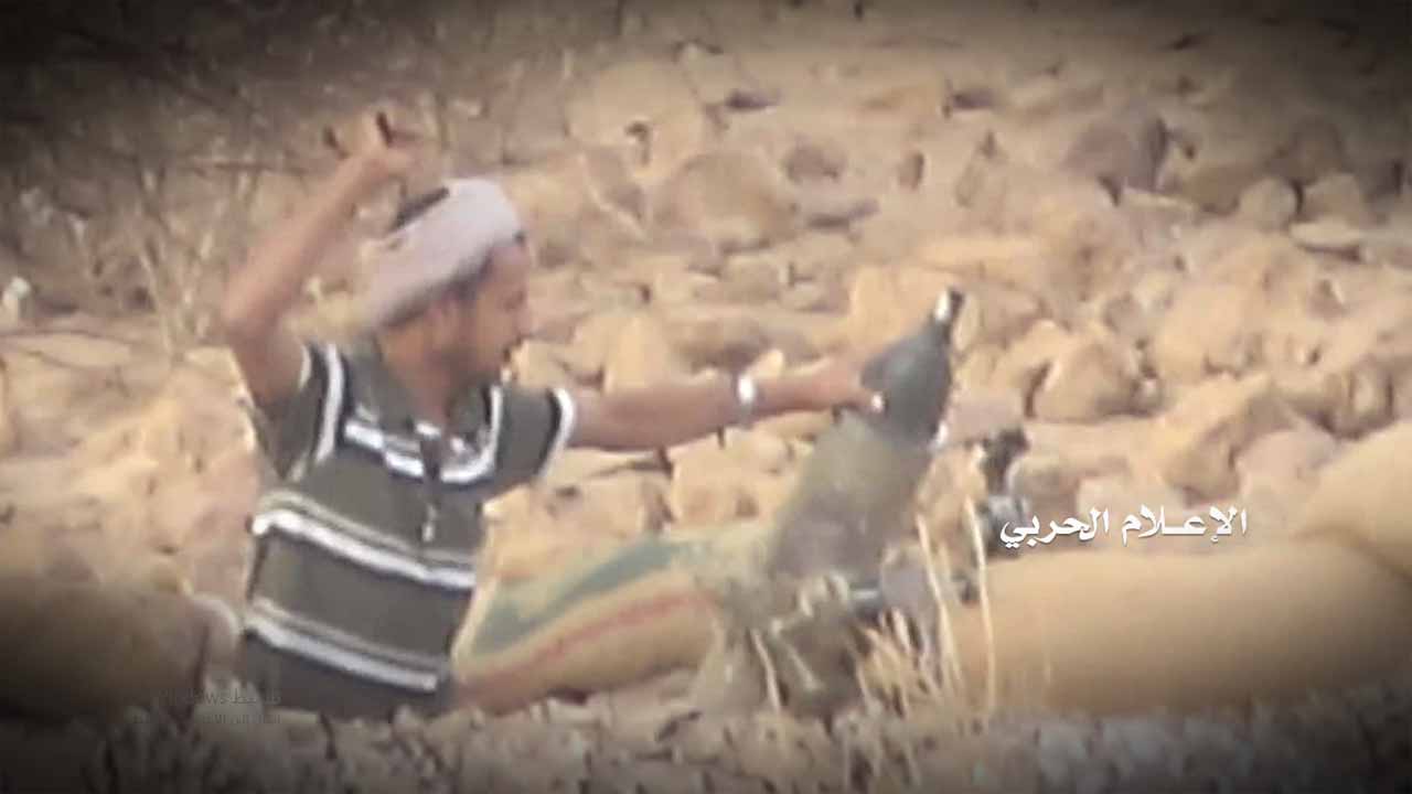 الجوف – استهداف مواقع المنافقين في حام بعدد من قذائف المدفعية
