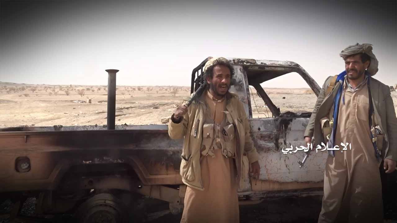 الجوف – اقتحام عدد من مواقع المرتزقة والمنافقين في الخليفين بجبهة خب والشعف