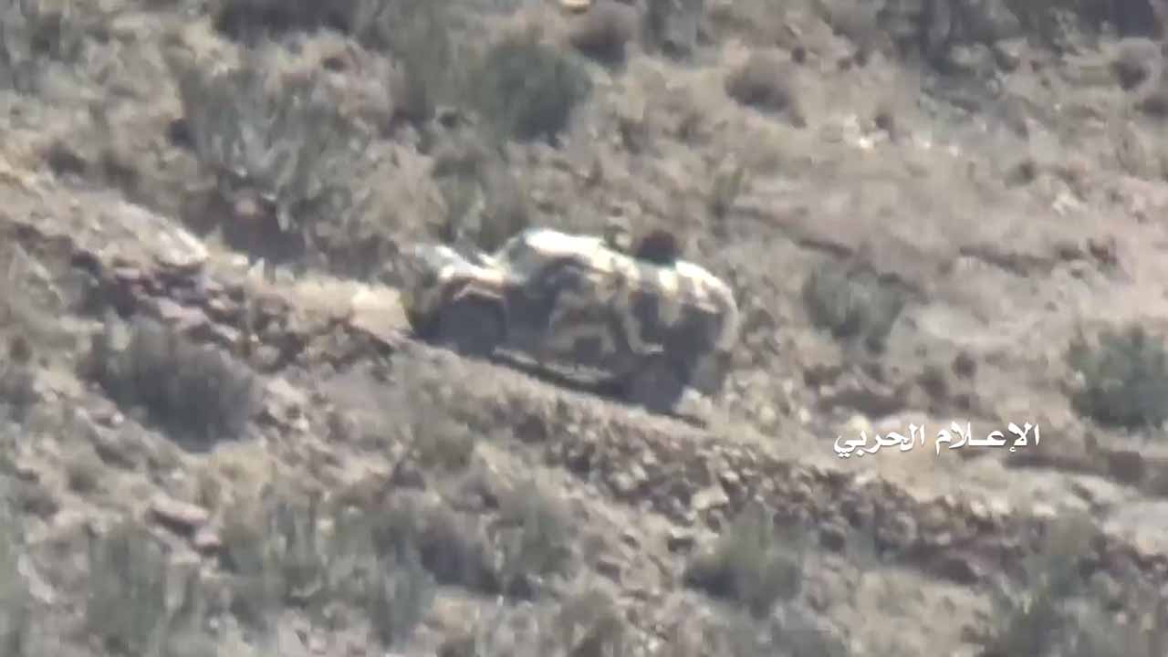 الضالع – استهداف وتدمير 3 دبابات ومدرعة بصواريخ موجهة في جبهة مريس