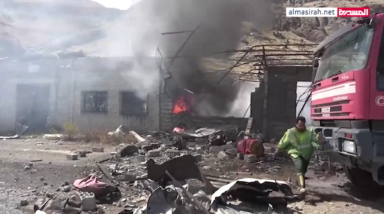 صنعاء – غارات طيران العدوان السعودي الأمريكي على العاصمة صنعاء 27-11-2020