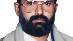 صورة السيد حسين بدر الدين الحوثي مفرغة