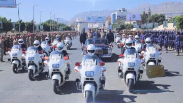 ميادين الجهاد – حلقة مشتركة لعدد من مراسلي الاعلام الحربي من عرض العيد التاسع لثورة الـ 21 من سبتمبر.mp4_snapshot_00.01.604