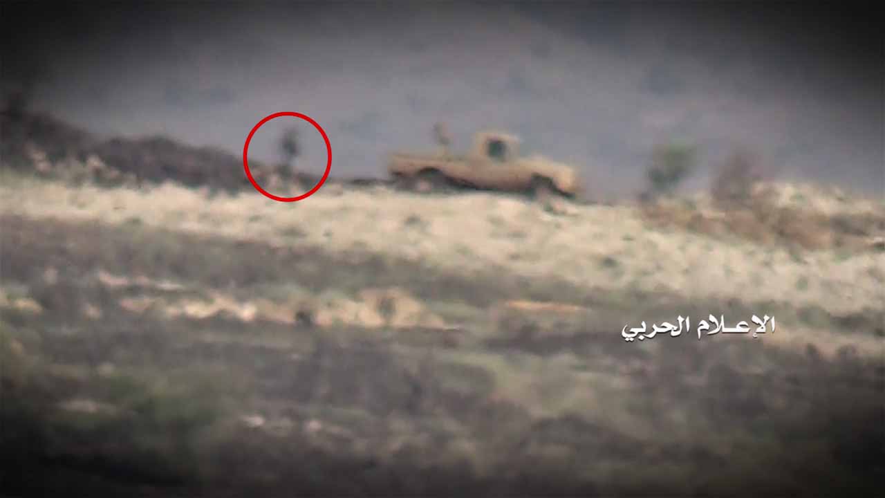 جيزان-اغارة على مواقع المنافقين شرق جبل النار